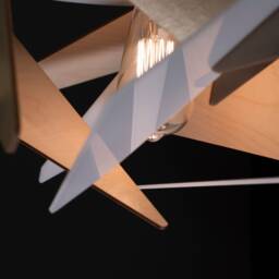 Scandinavian Wood Pendant Light Modern Kitchen Island Lighting - thumbnail 3