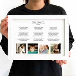 Personalized Poem & Photo Print Custom Baby, Wedding, Or Memorial Keepsake - thumbnail 3