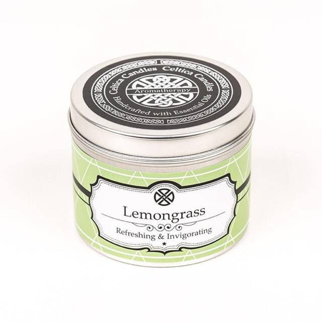 Lemongrass Essential Oil Aromatherapy Candle - Candle Yoga Meditation Spa Massage Lxury - image 1