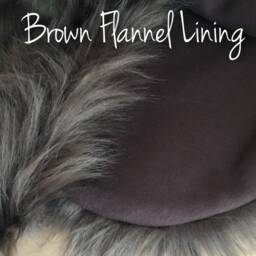 Brown Bear Rug in Faux Fur For Forest Nursery Decor - thumbnail 4