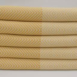 "Yellow Blanket, 75""x91" - thumbnail 3