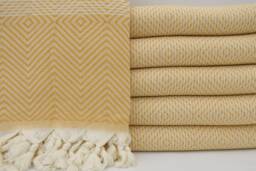 "Yellow Blanket, 75""x91" - thumbnail 1