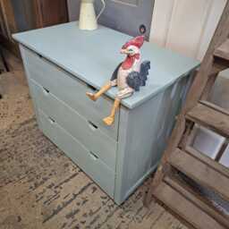 Chest Of Drawers, Solid Pine With Castors - thumbnail 2