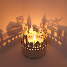 Pfullingen Skyline Candle Lantern Shadow Play Souvenir