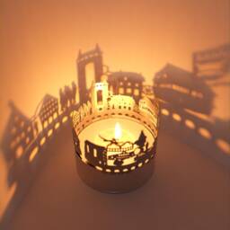 Pfullingen Skyline Candle Lantern Shadow Play Souvenir - thumbnail 2