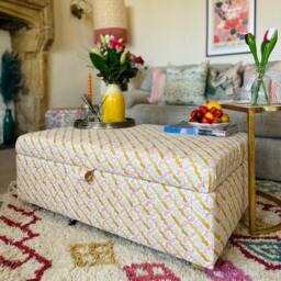 Coffee Table Footstool With Storage in Linwood Maypole - thumbnail 4