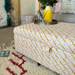 Coffee Table Footstool With Storage in Linwood Maypole - thumbnail 3