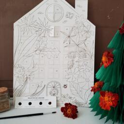 Eco-Responsible Advent Calendar To Paint With Plant Watercolors - thumbnail 2