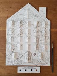 Eco-Responsible Advent Calendar To Paint With Plant Watercolors - thumbnail 1