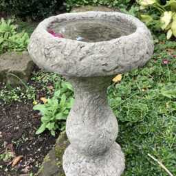 Reconstituted Stone Garden Birdbath Feeder - thumbnail 2