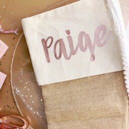 Personalized Christmas Stockings For Holiday Decoration Family With Name Stocking Ornament Gift - thumbnail 2