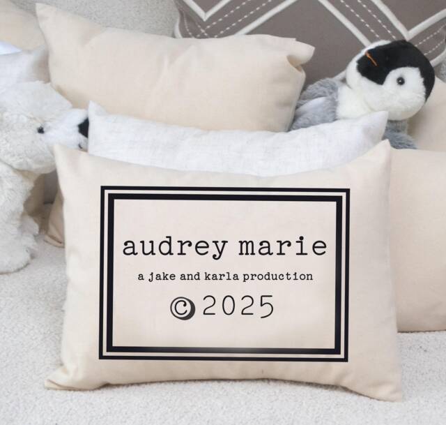 Personalized Baby Pillow, New Gift, Newborn Twin Boy Best Friends - image 1