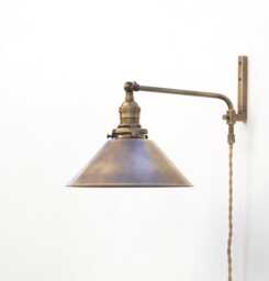 Plug-In Wall Sconce Light, Adjustable Wall Sconce Swing Minimalist No.0291