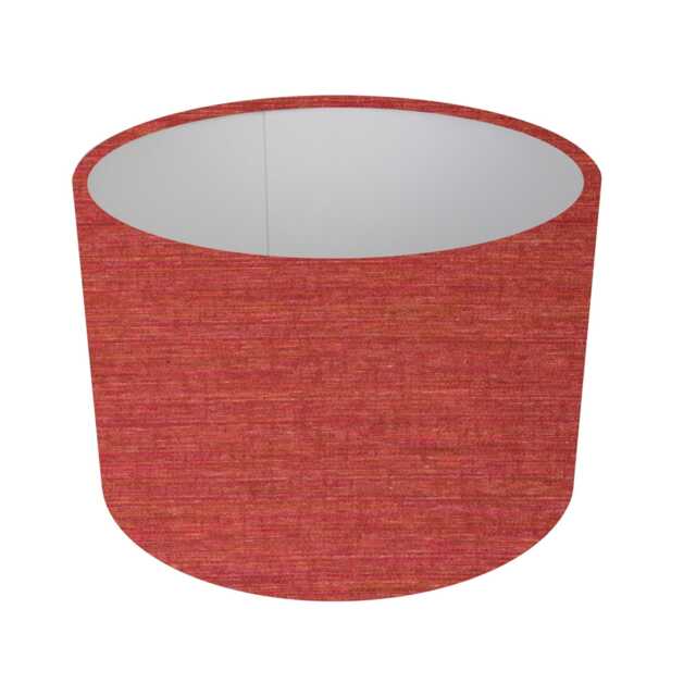 Elysian Cayenne Lampshade, Red Orange Table Lamp, Handmade in UK - image 1