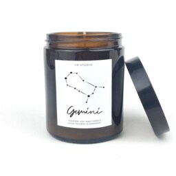 Gemini Gift, Candle May Birthday Zodiac, Witch Candle, Zodiac Constellation, 20Th, 21st, 30Th, 40Th, 50Th Birthday Gift - thumbnail 3