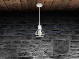 White Kitchen Island Pendant Light Dining Room Lighting Cage Kitchen Chandelier Industrial Chandelier Dine Light