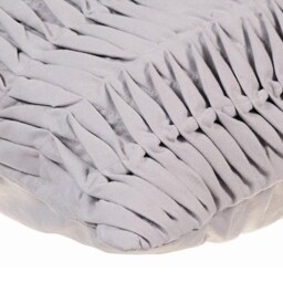"Faux Suede Gray Toss Pillows 16""x16" - thumbnail 3