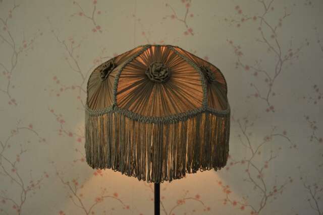 Handmade Pleated Lampshade Victorian Style Scalloped Shade Etsy - image 1