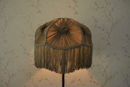 Handmade Pleated Lampshade Victorian Style Scalloped Shade Etsy