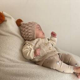 Handmade Boucle Beanbag Chair For Kids Soft Velvet Only Cover Included - thumbnail 2