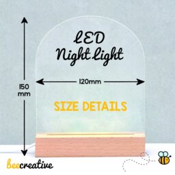 Wedding Engagement Date Gifts, Couples Led Night Light Lamp, 1st Anniversary, Gifts For Husband Wife Him, Valentines, Custom - thumbnail 2