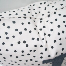 Pillow Cover - Monogrammed Pillow Cover Dottie Any Letter Available Made To Order - thumbnail 3