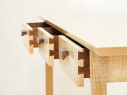 Narrow Console Table With Drawers - Elevated Entryway Organization/Hallway Decor Contemporary Art Luxury Furniture - thumbnail 1