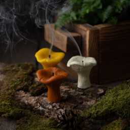 Mushroom Candles, Decoration, Autumn Decor, Home Beeswax Gift For Mom, Friend, Forest Candle - thumbnail 4