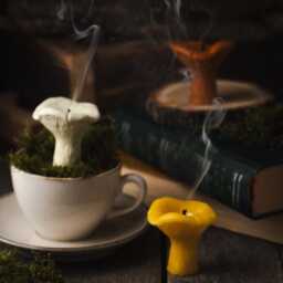 Mushroom Candles, Decoration, Autumn Decor, Home Beeswax Gift For Mom, Friend, Forest Candle - thumbnail 3
