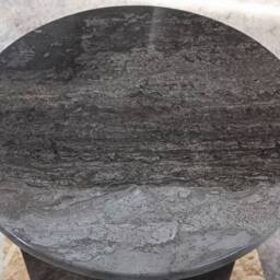 Handmade Brown Marble Side Table Italian Model End Table - thumbnail 2