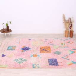 Moroccan Rug, Berber 5x8 Ft, Authentic Wool Rug - thumbnail 2