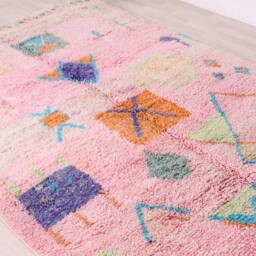Moroccan Rug, Berber 5x8 Ft, Authentic Wool Rug - thumbnail 3