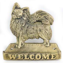 Chihuahua - Long Haired, Dog Welcome, Hanging Decoration, Limited Edition, Artdog
