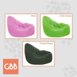 Faux Leather Hi-Back Gamer Bean Bag Chair Handmade in UK - thumbnail 4