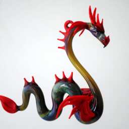 36-910 Large Sea Dragon Red Multi - thumbnail 2