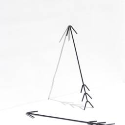 Metal Arrow Line Art Wall Hanging Farmhouse Indian Scandinavian Mexican Bohemian Minimal Decor Boho - thumbnail 2
