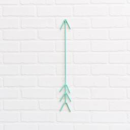 Metal Arrow Line Art Wall Hanging Farmhouse Indian Scandinavian Mexican Bohemian Minimal Decor Boho - thumbnail 4