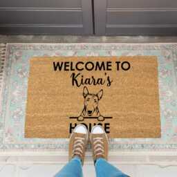 Coir Pet Doormat For Home - Gift For Dog Parents Custom Front Door Welcome Mat Cute Funny Lover - thumbnail 4