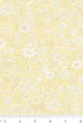 Liberty London Yellow Floral Fitted Crib Sheet - thumbnail 2