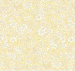 Liberty London Yellow Floral Fitted Crib Sheet