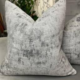 Scatter Grey Pillow Cover, Modern Plain Cover For Sofa Or Bed, Contemporary Design Throw - Design Project John Lewis Fabric - thumbnail 1