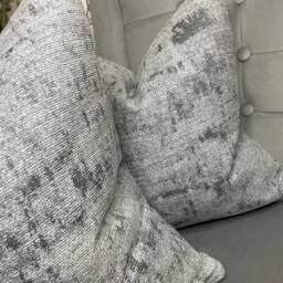 Scatter Grey Pillow Cover, Modern Plain Cover For Sofa Or Bed, Contemporary Design Throw - Design Project John Lewis Fabric - thumbnail 3