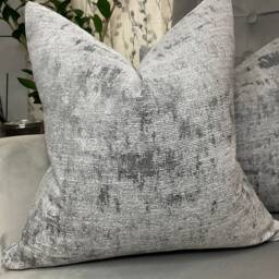 Scatter Grey Pillow Cover, Modern Plain Cover For Sofa Or Bed, Contemporary Design Throw - Design Project John Lewis Fabric - thumbnail 2