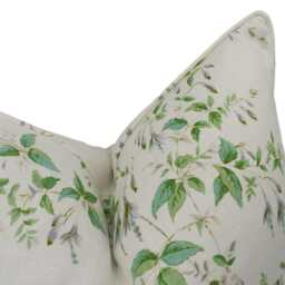 Colefax & Fowler - Fuchsia Silver/Leaf Delicate Floral Designer Cushion Cover Handmade Throw Pillow Luxury Home D??cor - thumbnail 3