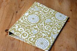 Handmade A4 Ring Binder Chantry Gold Floral Design - Christmas Special - thumbnail 1