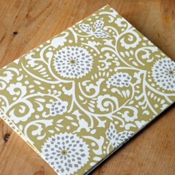 Handmade A4 Ring Binder Chantry Gold Floral Design - Christmas Special - thumbnail 2