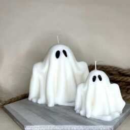 Ghost Candle - Halloween Decor - thumbnail 3