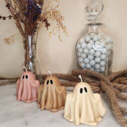 Ghost Candle - Halloween Decor - thumbnail 2