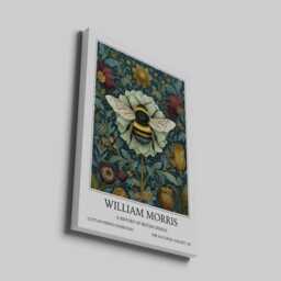 Bumble Bee William Morris Wall Art Vintage Poster, Floral Art Print - thumbnail 2