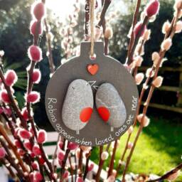 Memorial Keepsake, Family Loss, Lost Friend Grief, Robin Baubles, Christmas Gift, Robins, Decor - thumbnail 3